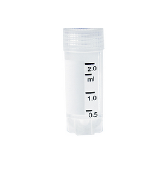 Пробірка ВОЛЕС 2 мл (11х45), без реагентів, з білою кришкою